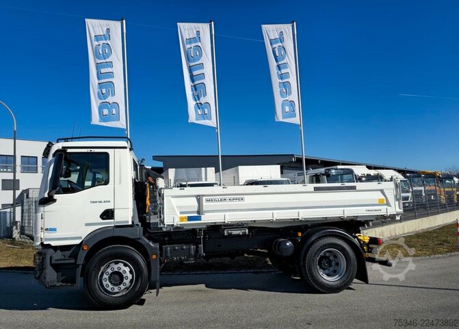 Three-sided tipper truck MAN TGM 18.320 / 4x2 / Meiller/Kipper/NL 10,3 To/Neu