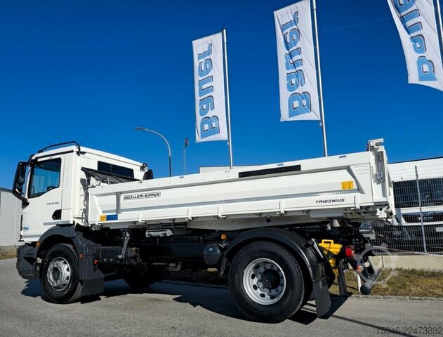 Three-sided tipper truck MAN TGM 18.320 / 4x2 / Meiller/Kipper/NL 10,3 To/Neu