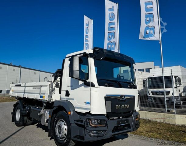Three-sided tipper truck MAN TGM 18.320 / 4x2 / Meiller/Kipper/NL 10,3 To/Neu