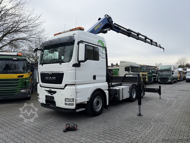 Standaard trekker MAN TGX 26.480 6X2 Palfinger PK 35000 bis 23 Meter