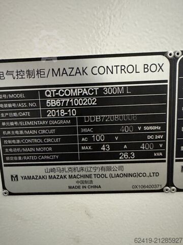 CNC turning and milling center Mazak QT-Compact 300ML