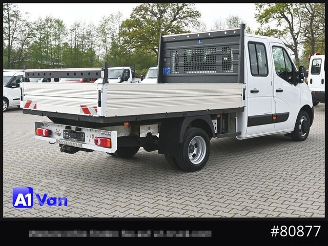 Pritschenwagen RENAULT Master Pritsche Doka, AHK 3,5Tonnen , Klima, Luftfederung