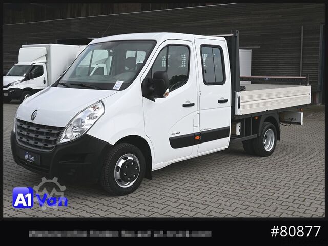 Pritschenwagen RENAULT Master Pritsche Doka, AHK 3,5Tonnen , Klima, Luftfederung