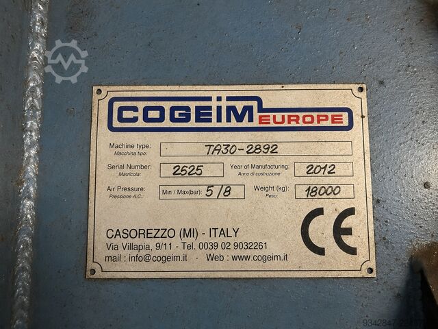 BANFI TA 30 2892 VARİL TİPİ GRANÜLLEME MAKİNESİ COGEIM TA 30 2892