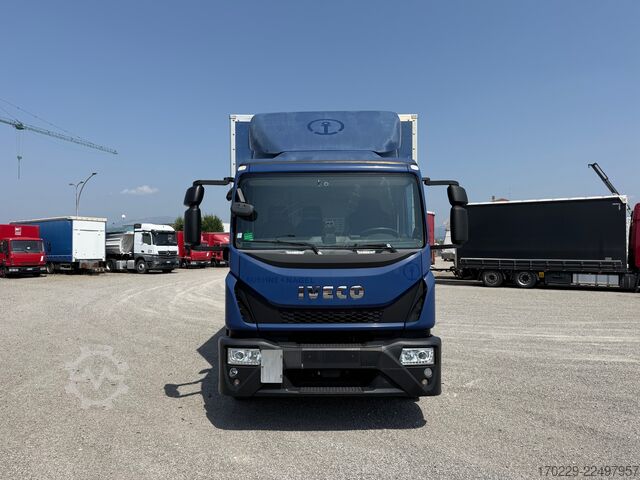 Vrachtauto met laadbak en hydraulische laadklep iveco eurocargo 160-250