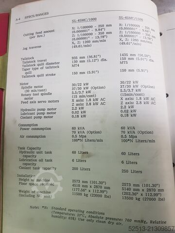 3-axlig CNC-svarv MORI SEIKI SL-45MC-1500