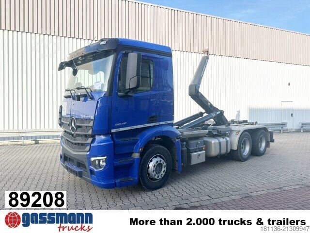 Roll-off tipper truck Mercedes-Benz Actros 2645 L/6x4, Meiller RS 21.60, Funk, 6.30 m