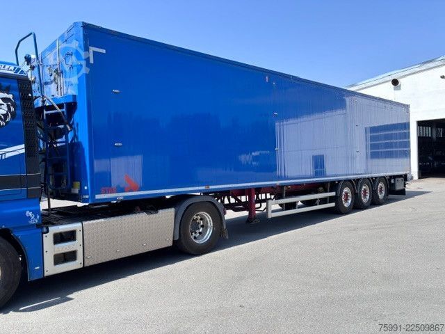 Semi-remorque à plancher roulant STAS Schubboden 93 CBM Top nur Gertreidetransport