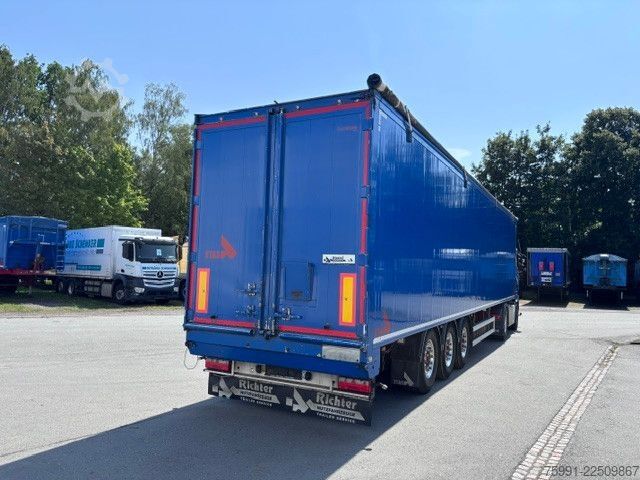 Semi-remorque à plancher roulant STAS Schubboden 93 CBM Top nur Gertreidetransport