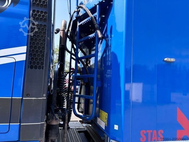 Semi-remorque à plancher roulant STAS Schubboden 93 CBM Top nur Gertreidetransport