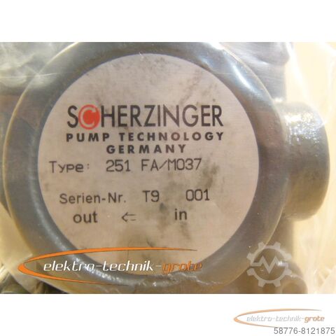 Motor Scherzinger Scherzinger 251 FA/M037 Pumpe