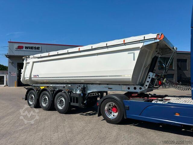 Kippers oplegger SCHMITZ CARGOBULL SKI 24 SL 7.2 Stahlkipper 26m³ Elektr. Verdeck