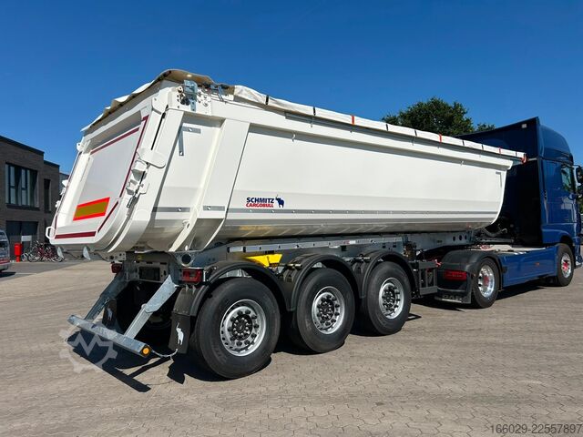 Kippers oplegger SCHMITZ CARGOBULL SKI 24 SL 7.2 Stahlkipper 26m³ Elektr. Verdeck