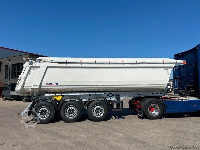 Kippers oplegger SCHMITZ CARGOBULL SKI 24 SL 7.2 Stahlkipper 26m³ Elektr. Verdeck