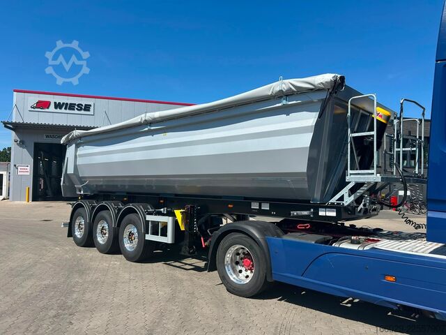 Kippers oplegger REISCH 3-Achs Stahl Kipper Hardox 450 29m³ Alcoa Felgen