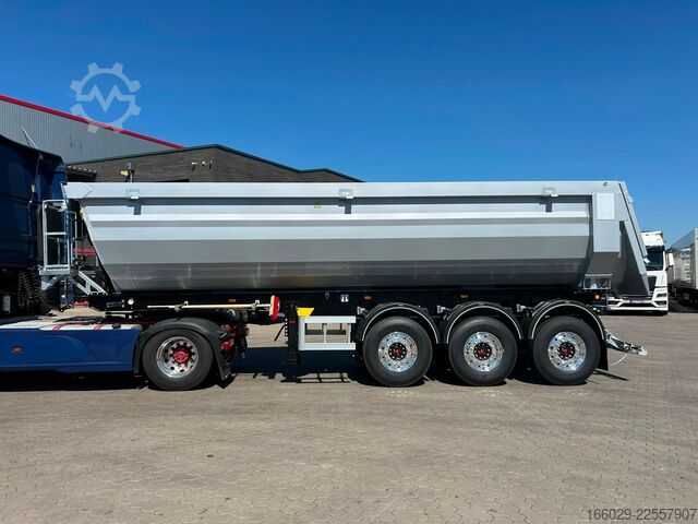 Kippers oplegger REISCH 3-Achs Stahl Kipper Hardox 450 29m³ Alcoa Felgen