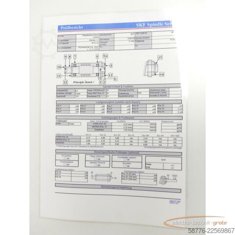 Komponens SKF N-1039796/6 Spindel - ! -
