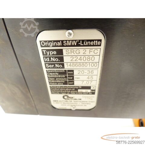 Componente  SMW Autoblok SRG 2 FC Schleiflünette ID 224080 SN 1486880100