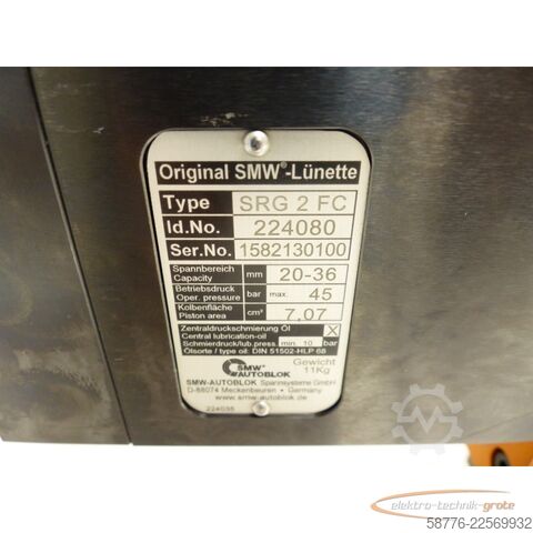Componente  SMW Autoblok SRG 2 FC Schleiflünette ID 224080 SN 1582130100