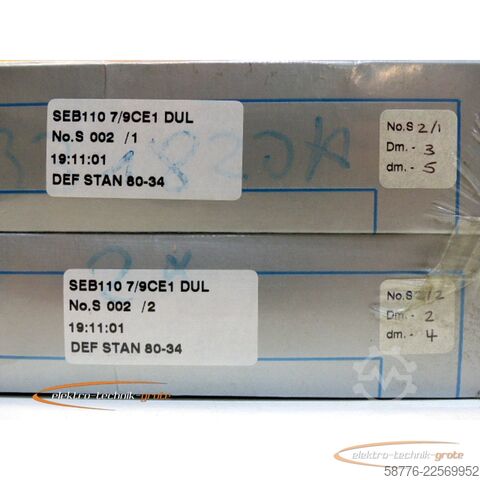 Στοιχείο SNFA SEB110 7/9CE1 DUL Präzisionskugellager 1 Paar - ! -
