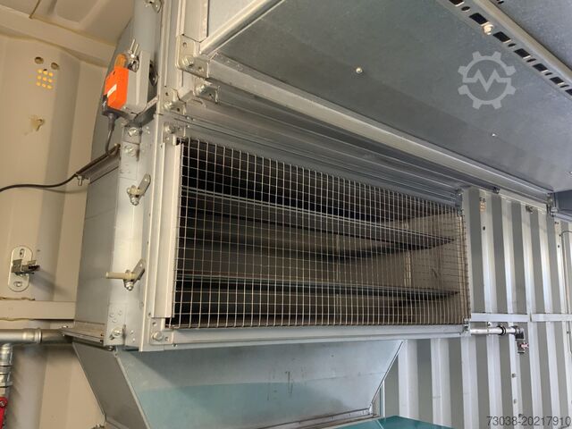 20' lagercontainer med skruekompressor Renner RS22