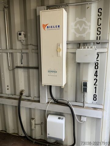 20' opslagcontainer met schroefcompressor Renner RS22