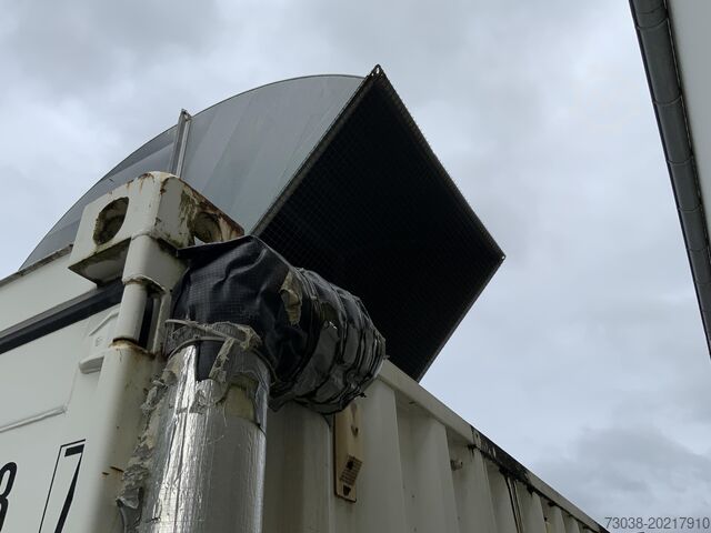 20' lagercontainer med skruekompressor Renner RS22