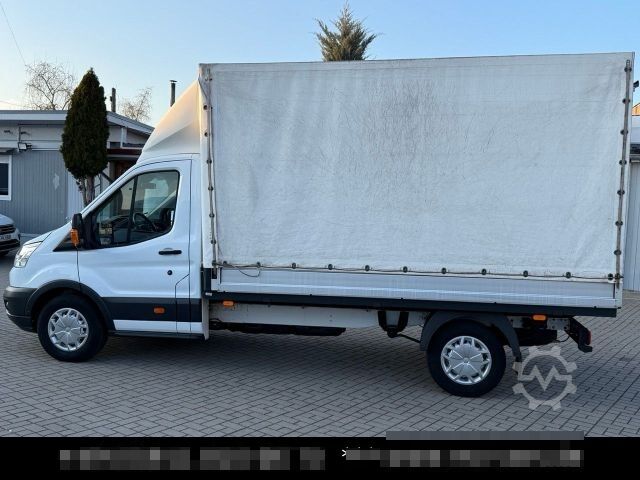 Transportador con plataforma y toldo FORD Transit Pritsche EK 350 L3 Plane Klima Tempomat