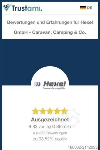 Caravan HOBBY Excellent Edition 650 KMFe Ausgestellt! 2.200 kg