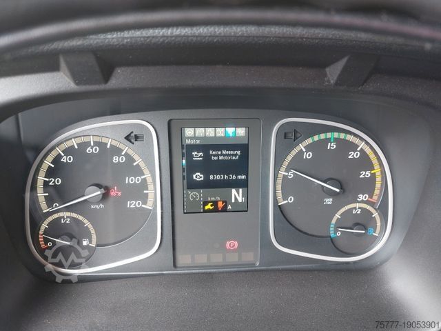 Plattewagen met zeil MERCEDES-BENZ 1527 Atego PL-SP- Blatt/Luft - Edscha - LBW