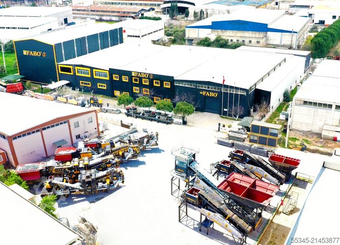 Krossutrustning/mobil krossanläggning FABO Mobile Crushing Plant Mobile Vertical Impact Crushing Plant