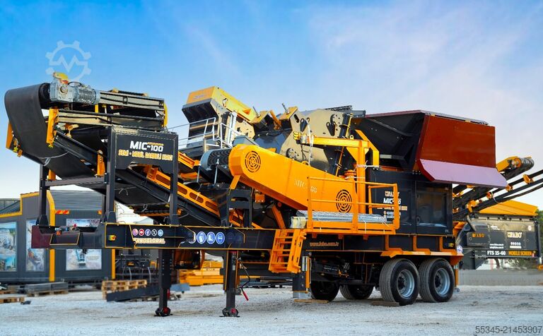 Brechanlage/Mobile Brechanlage FABO Mobile Crushing Plant MIC-100 SEMI-MOBILE IMPACT CRUSHER