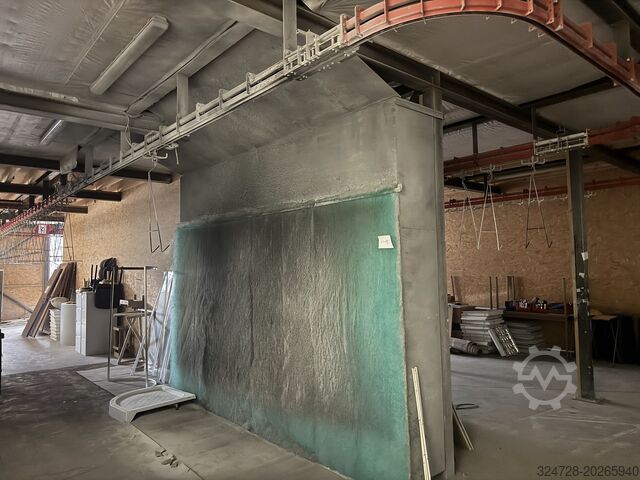 Kompletne wyposażenie lakierni WAGNER Dry wall, aggregate, element feed
