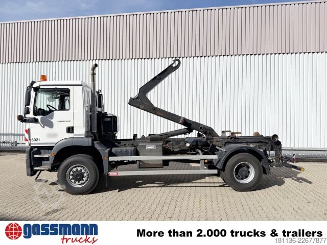 Camion benne à bras amovible MAN TGM 18.340 4x4 BB, Winterdienstausstattung,
