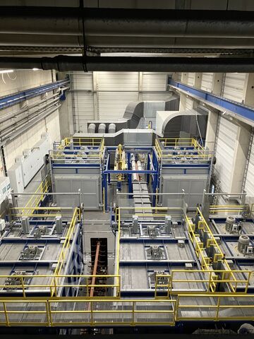 Modulärt kammareugnssystem med värmeåtervinning BSN Thermprozesstechnik GmbH Modulare Kammer-Ofenanlage