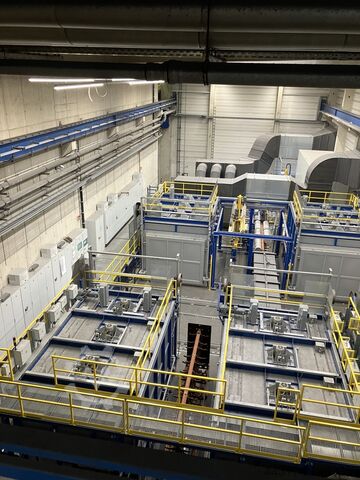 Modulärt kammareugnssystem med värmeåtervinning BSN Thermprozesstechnik GmbH Modulare Kammer-Ofenanlage