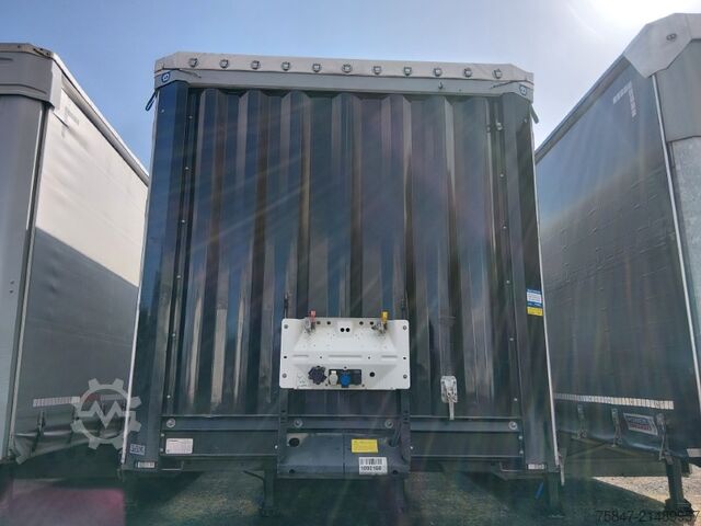 åben sættevogn med presenning Krone SDP 27 eLB4-CS Heckverbreiterung