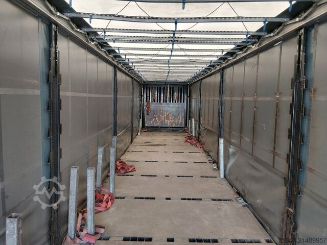 åben sættevogn med presenning Krone SDP 27 eLB4-CS Heckverbreiterung