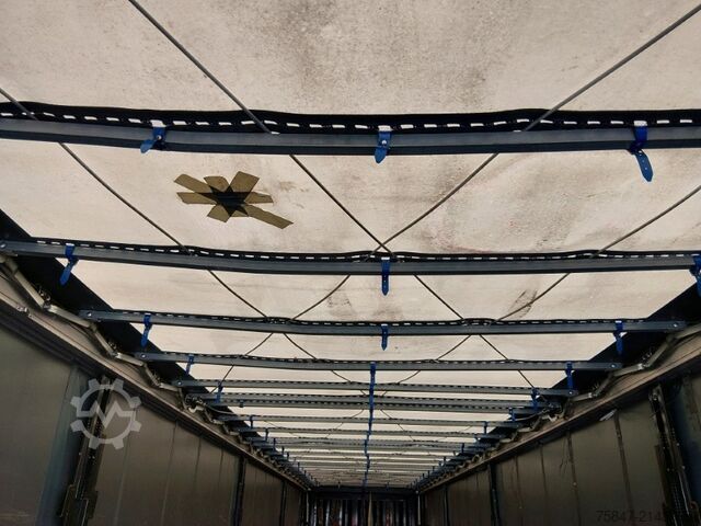 åben sættevogn med presenning Krone SDP 27 eLB4-CS Heckverbreiterung