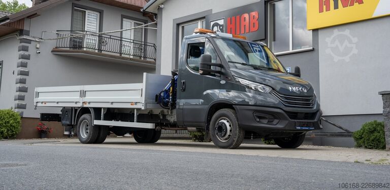 Lastbilmonterad kranbil Iveco Daily 70C18 Kran Hyva Pritsche 5 m