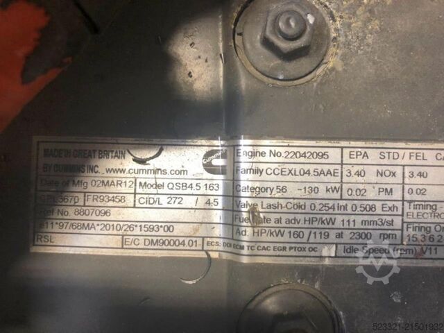 Uitrusting Cummins QSB4.5 163