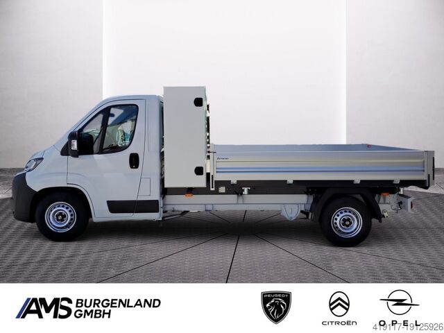 Tipper van Opel Movano verstärkt -3-Seitenkipper mit Werkzeugkiste, KJlima, Telefon