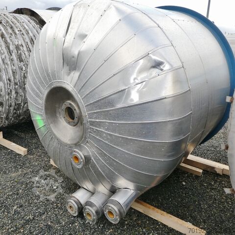 2500-liter heatable/coolable pressure vessel made of V4A Innoweld 8126