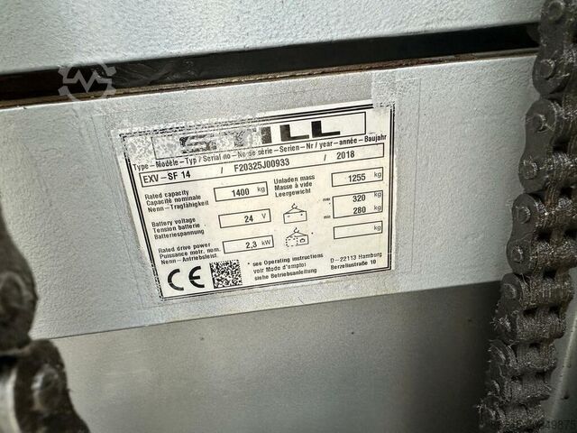 VS-22445 Elektrischer Triplex-Stapler Still EXVSF14 Bj. 2018 STILL EXVSF14