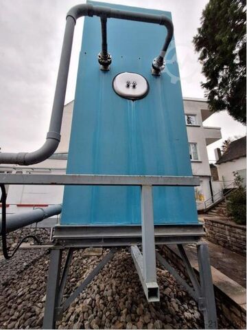 Cooling system recooler for injection molding Cofely 300 kW Verdunstungskühler