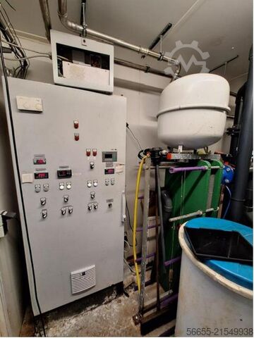 Cooling system recooler for injection molding Cofely 300 kW Verdunstungskühler