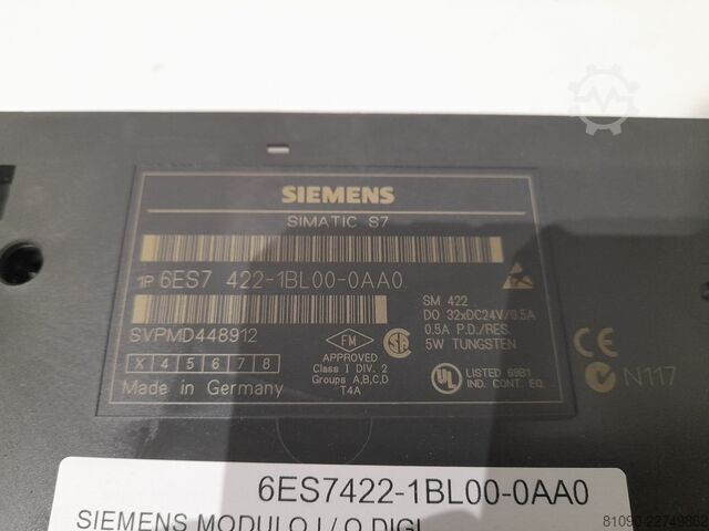 SIMATIC S7-400 DIGITALE I/O-MODULE SIEMENS SIEMENS SIMATIC 6ES7422-1BL00-0AA0