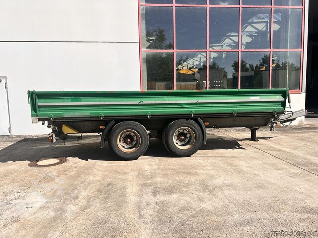 Sklopný přívěs Humbaur HTK 135524  14 t Tandemkipper- Tieflader, Breitbereifung