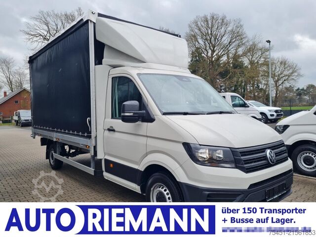 Curtain sider van VW Crafter 35 Pritsche TDi Schiebe Plane L4
