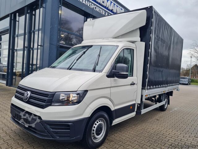 Curtain sider van VW Crafter 35 Pritsche TDi Schiebe Plane L4